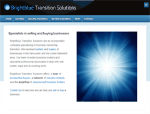 Tablet Screenshot of brightblue-solutions.com